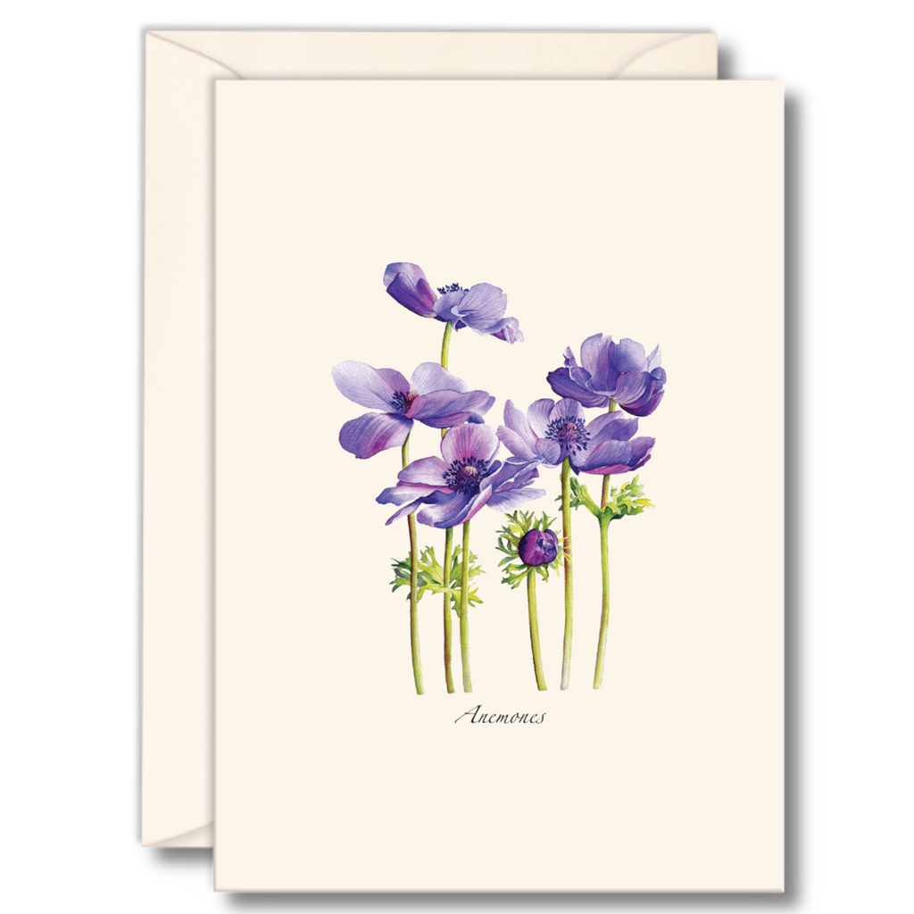 Anemones Notecard Set - 8 Cards & Envelopes