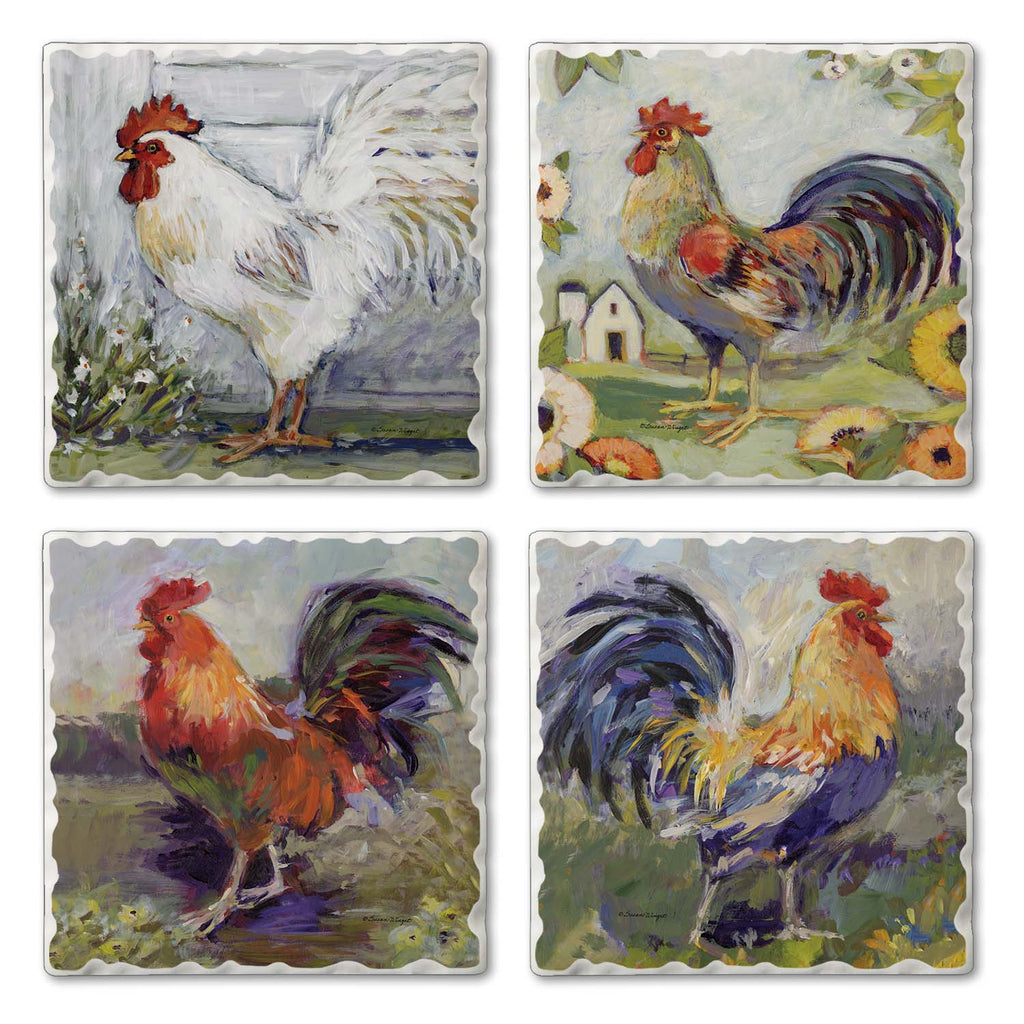 Thirstystone Coaster 4pk - Bluebonnet Fields