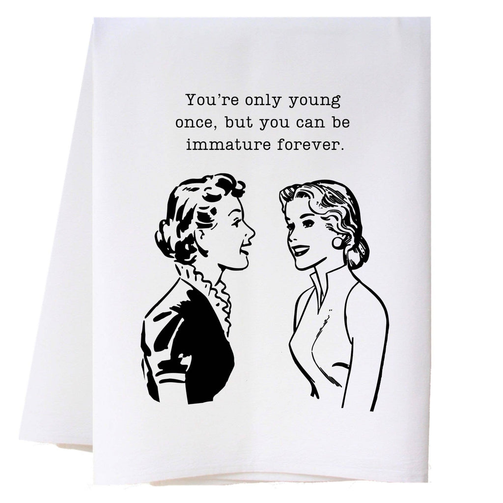 Young Once Kitchen Towel