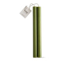 10" Straight Candles Set/2 Olive Paraffin