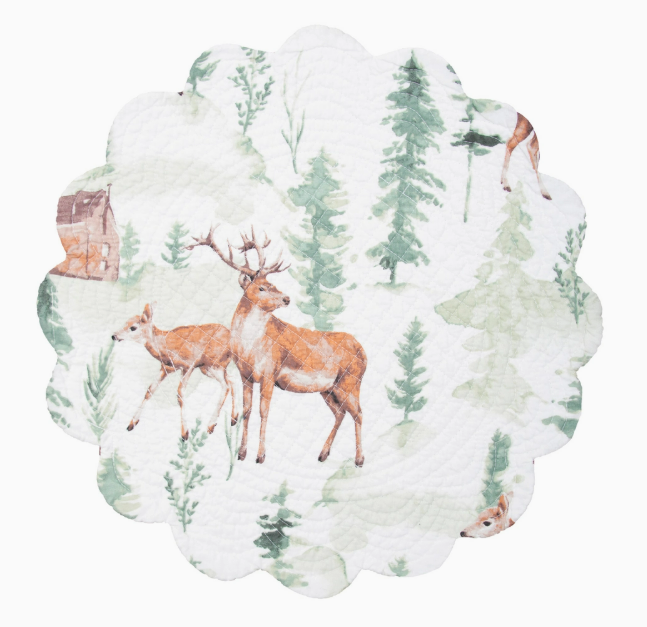 Forest & Deer Round Placemat