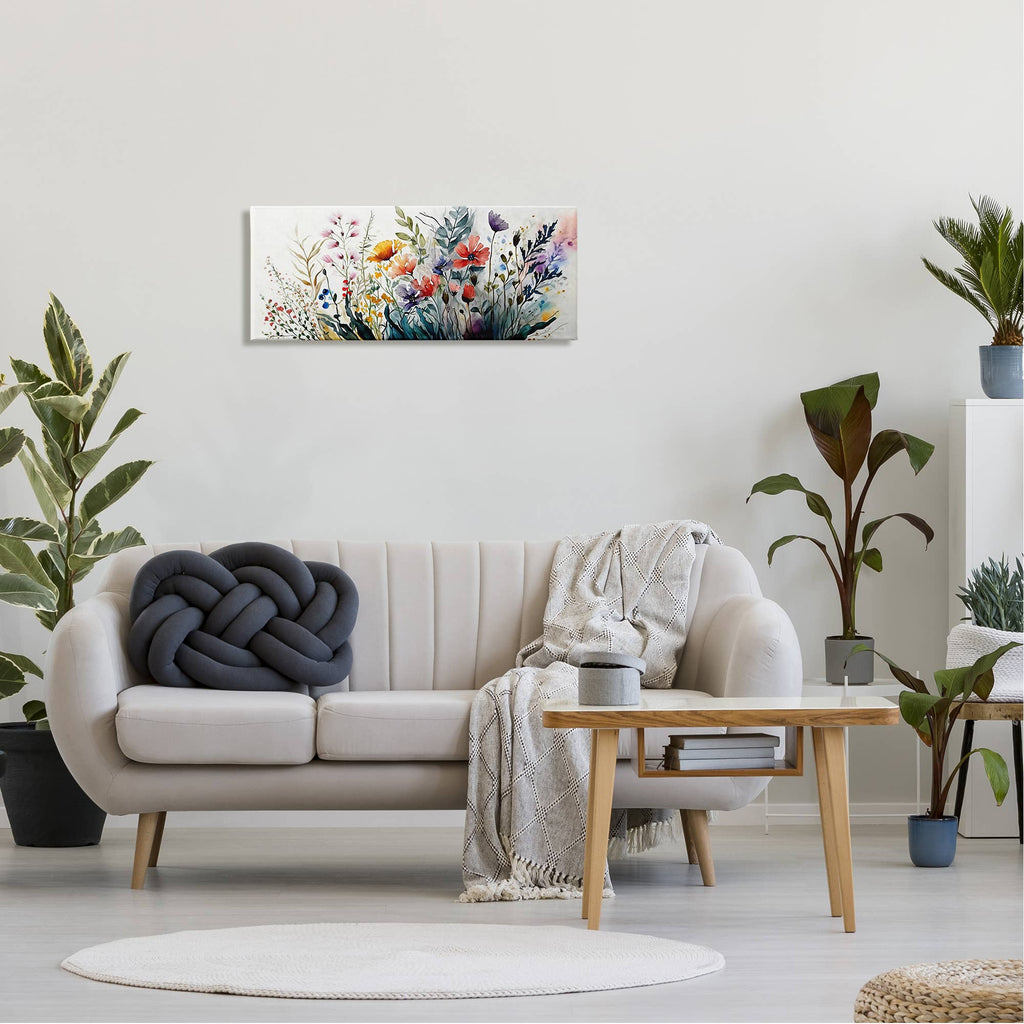 Bold Floral Hues Blooming Nature Canvas Art