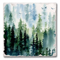 "Treeline" 4 Pack Tumbled Tile Coasters