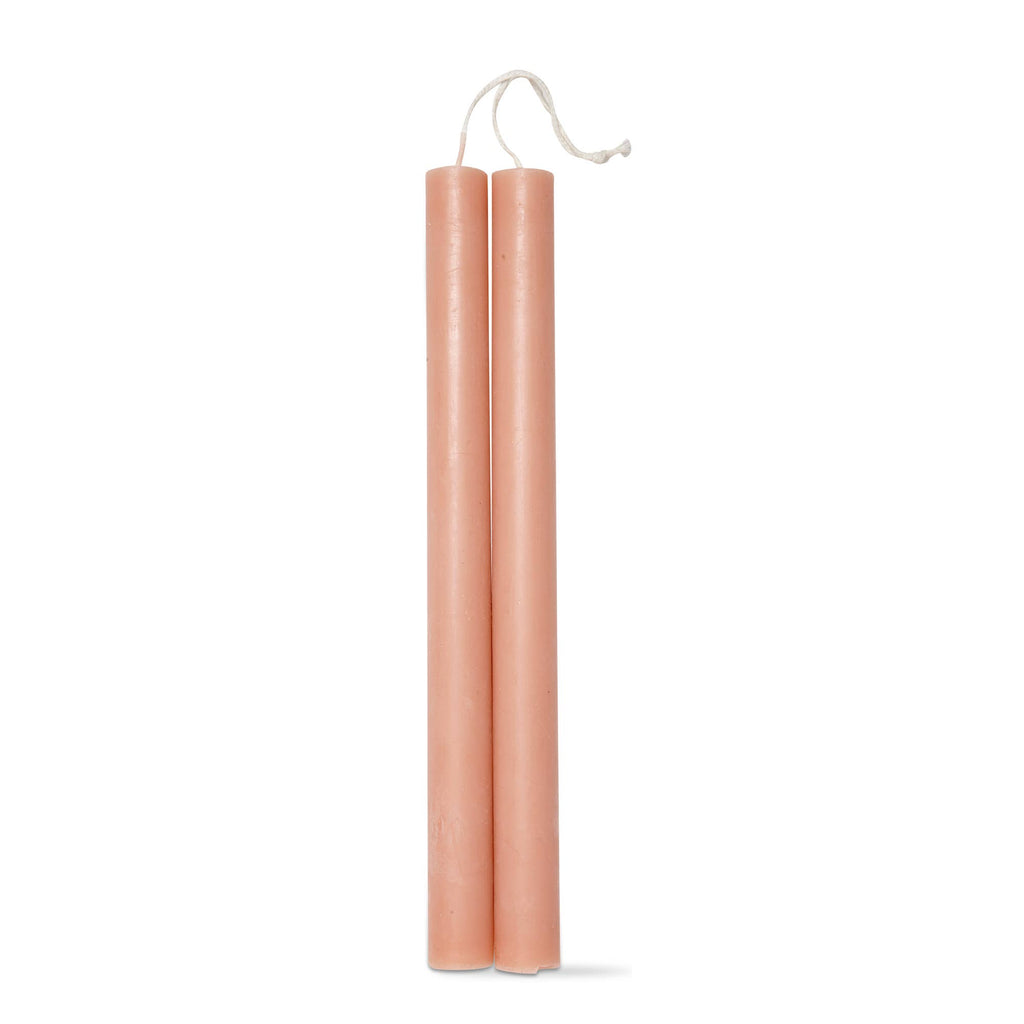10" Straight Candles Set/2 Blush Paraffin