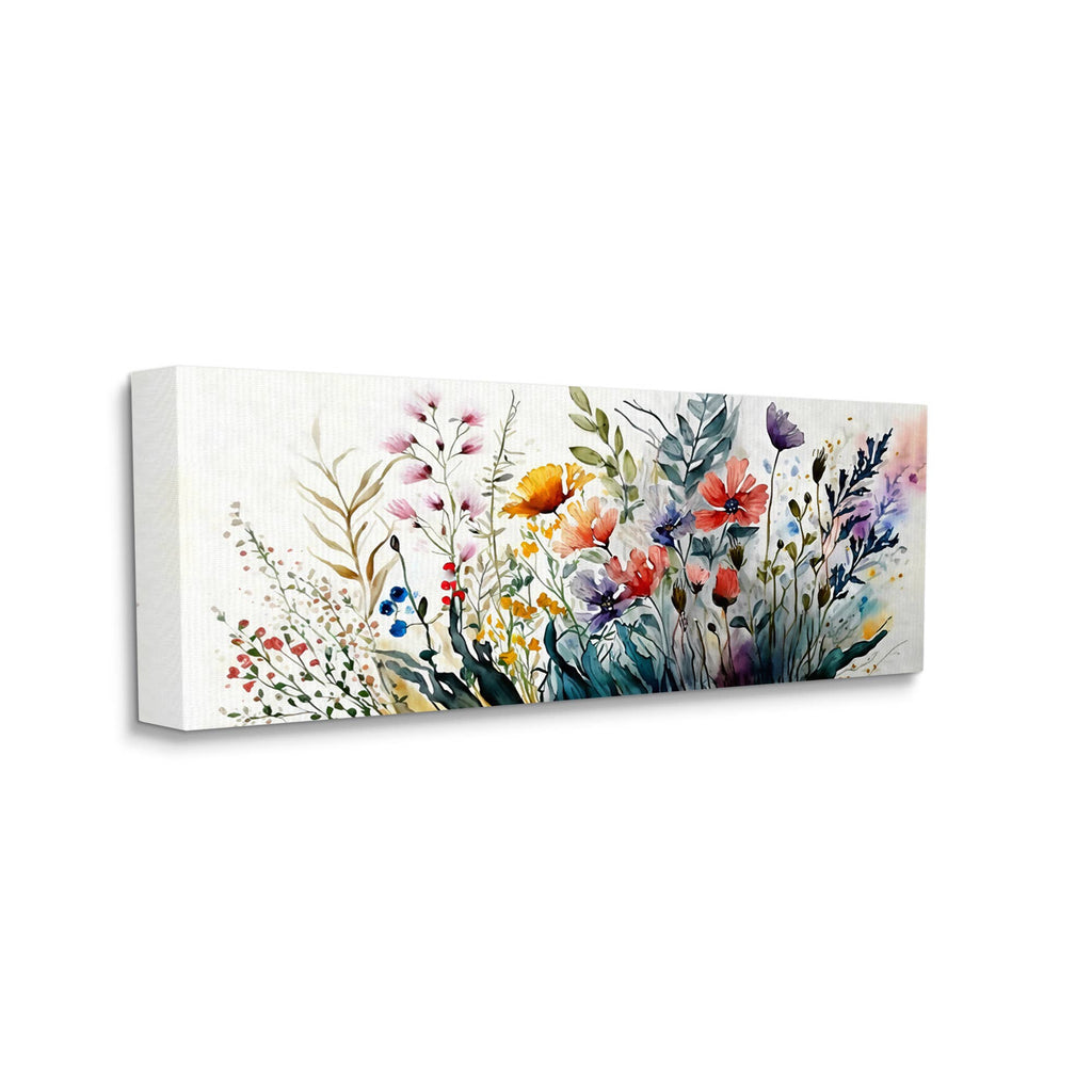 Bold Floral Hues Blooming Nature Canvas Art