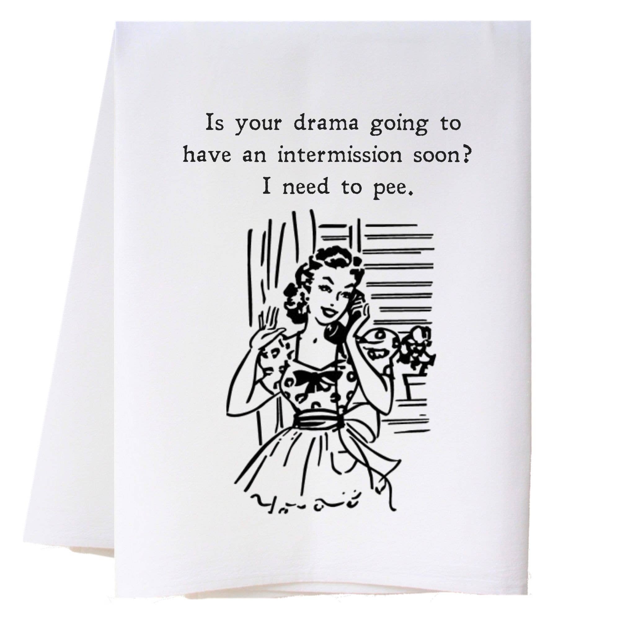 Drama Intermission Kitchen Towel