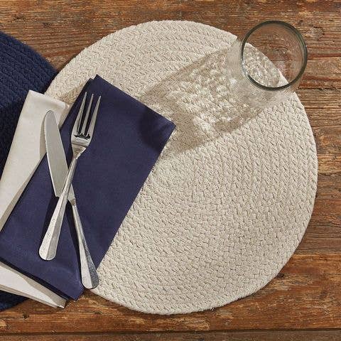 Essex Round Placemat - Pebble