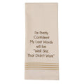 That Didn't Work Sentiment Dishtowel