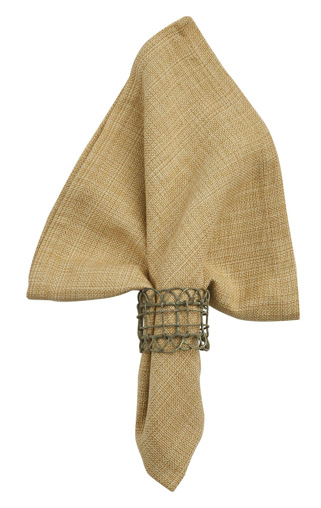 Zinc Vintage Wire Napkin Ring