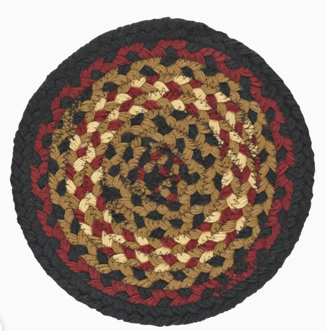 Folk Art Braided Trivet