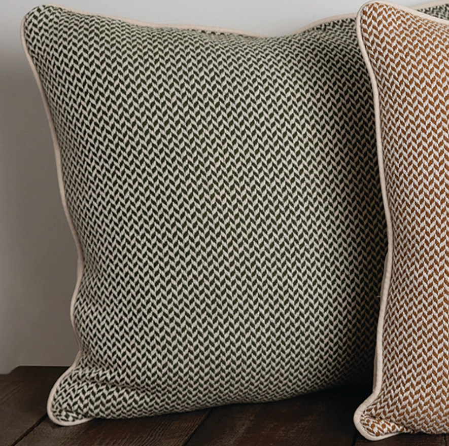 Dashing Texture Green Pillow