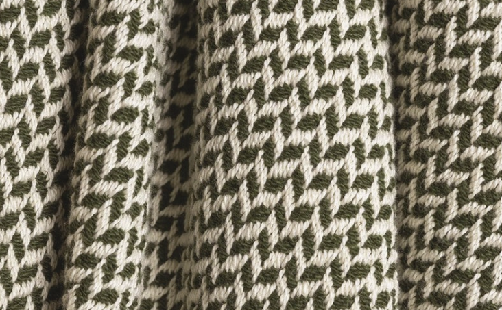 Dashing Texture Green Pillow