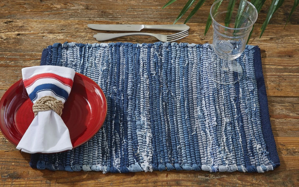 Indigo Chindi Placemat