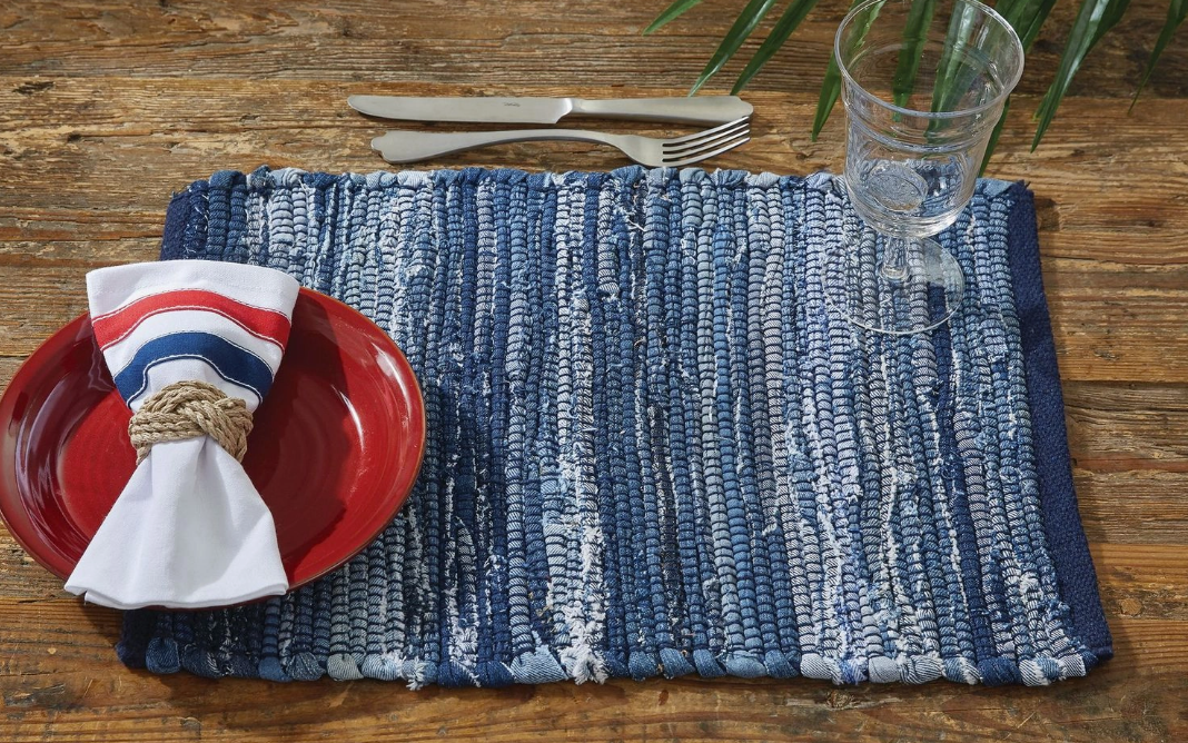 Indigo Chindi Placemat