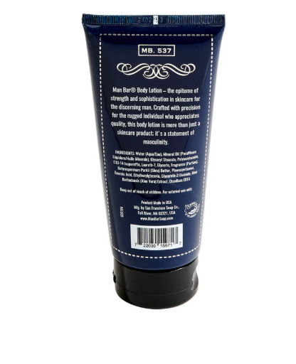 Man Bar Lotion Silver Sage and Bergamot