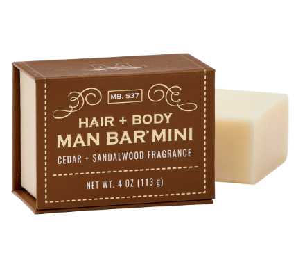 Man Bar Mini - Cedar and Sandalwood