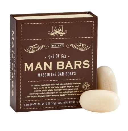 Man Bar Variety, Set Of 6