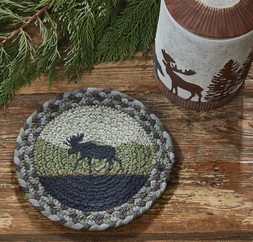 Moose Braided Trivet