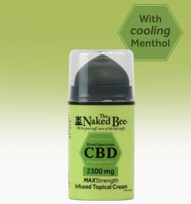 Naked Bee Max Strength Topical Care CBD 2300mg