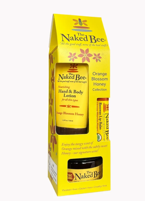 Naked Bee Lotion - Lip Balm Set