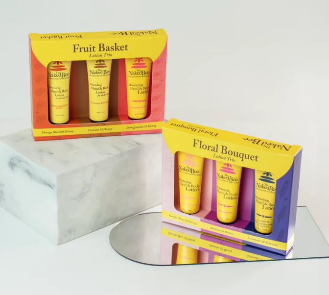 Naked Bee Fruit Lotion Trio