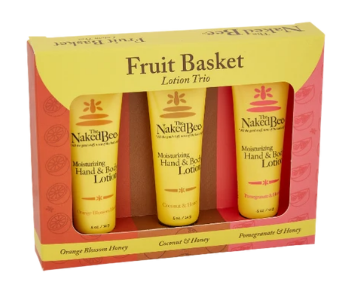 Naked Bee Floral Lotion Trio