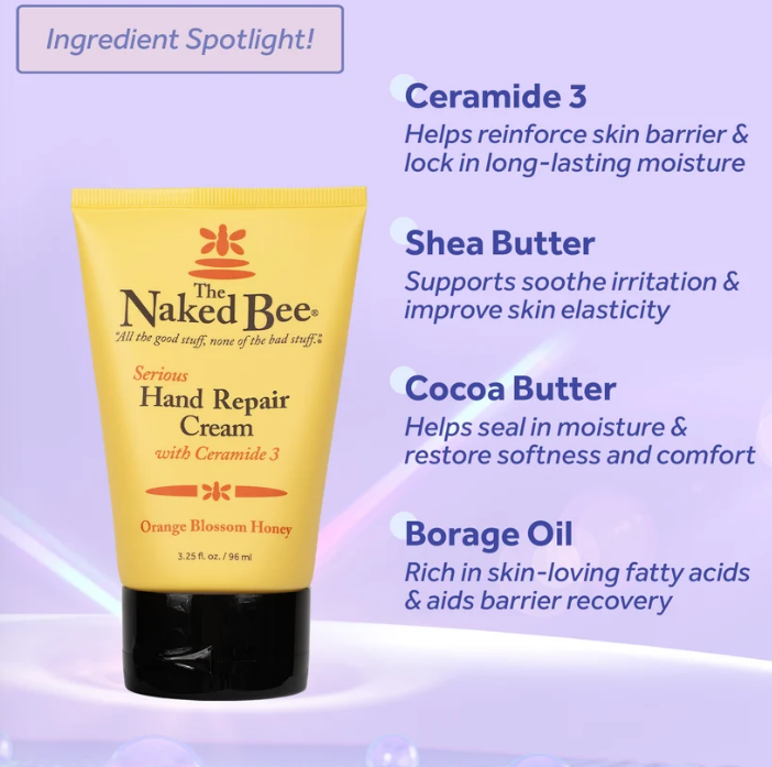 Naked Bee Serious Hand Repair Cream 3.25oz