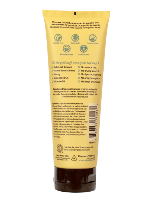 Naked Bee Shampoo 1.5oz Mini