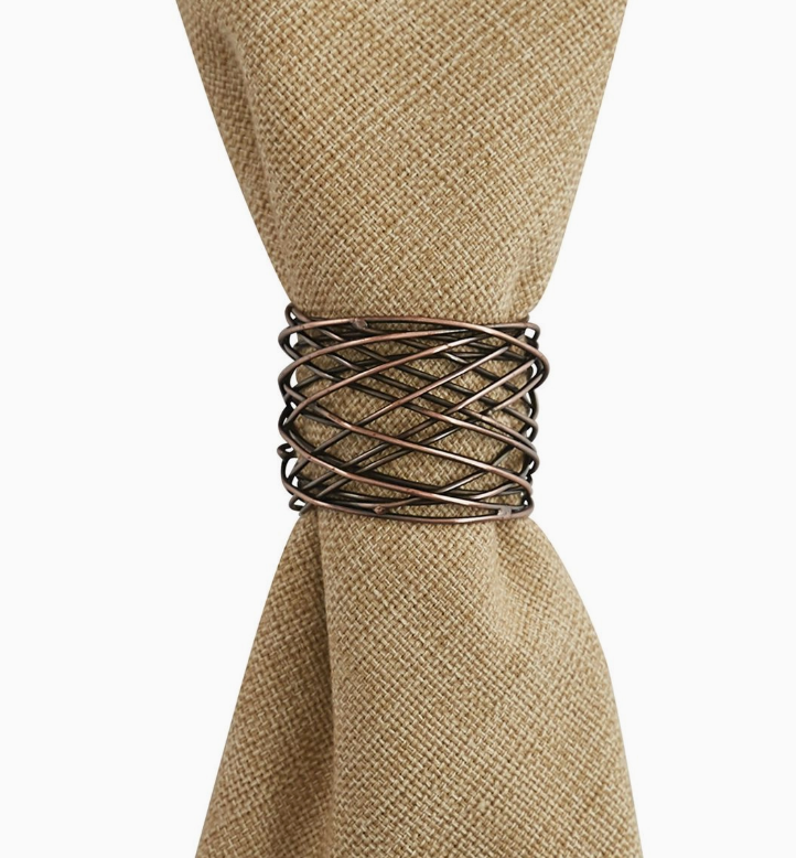 Copper Wire Cuff Napkin Ring