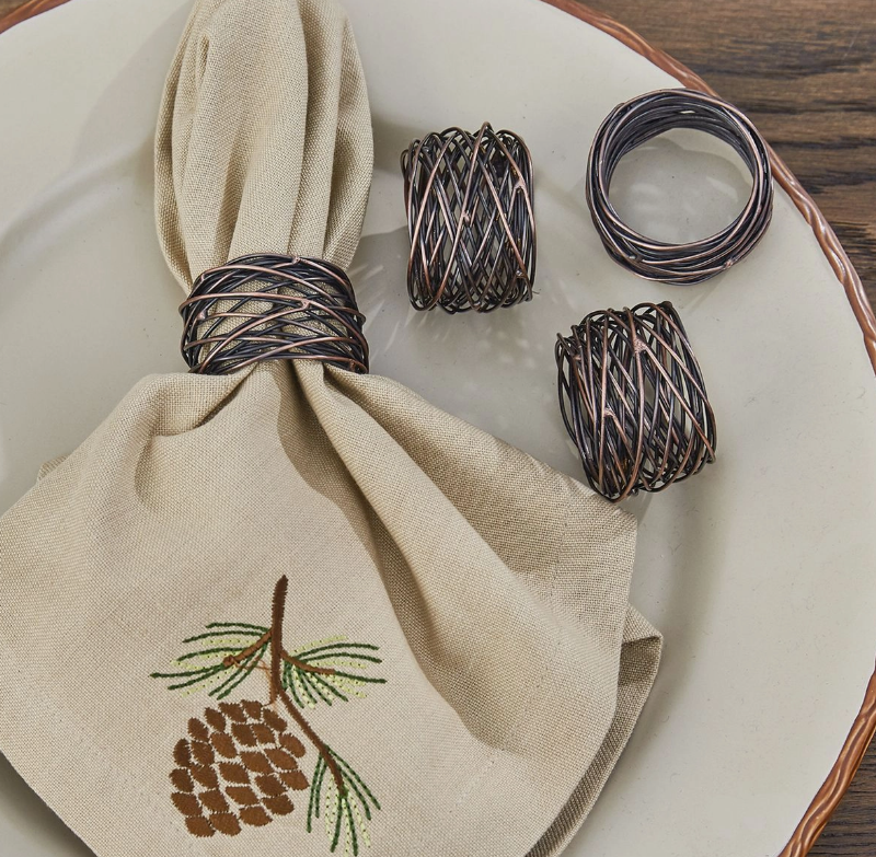 Copper Wire Cuff Napkin Ring