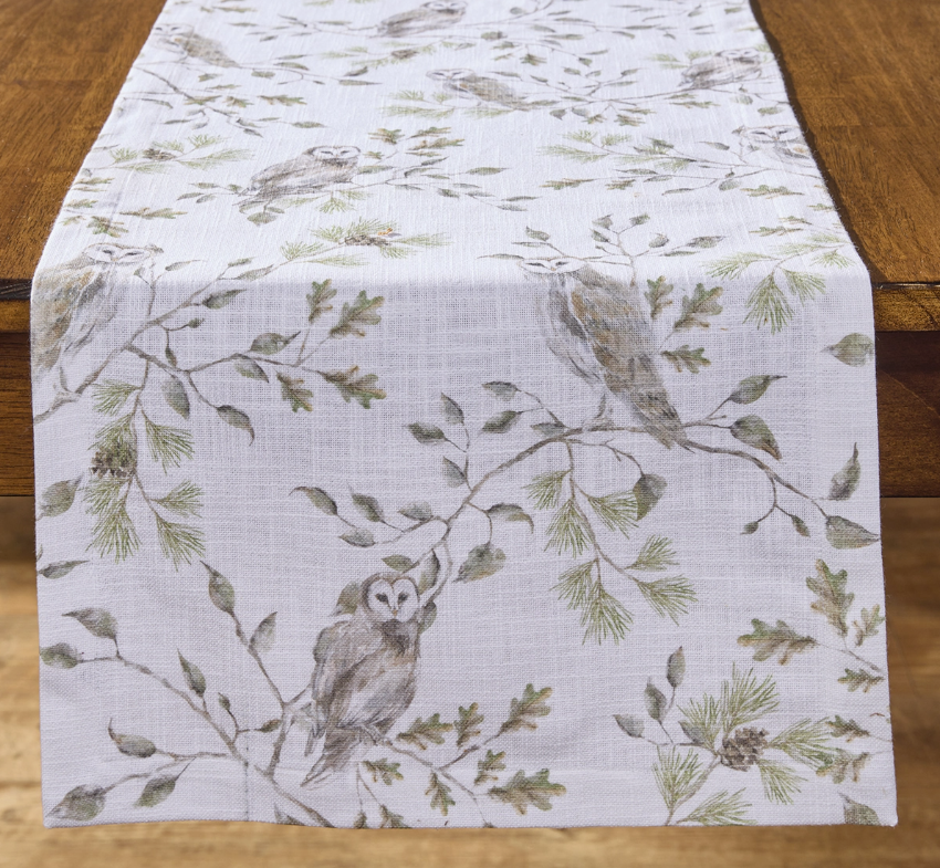 Owls Table Runner 54"L