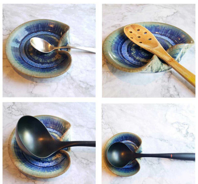 Large Ceramic Spoon Rest