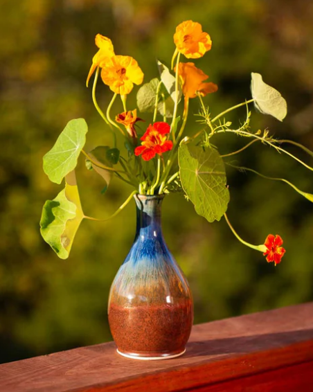 Tall Ceramic Bud Vase