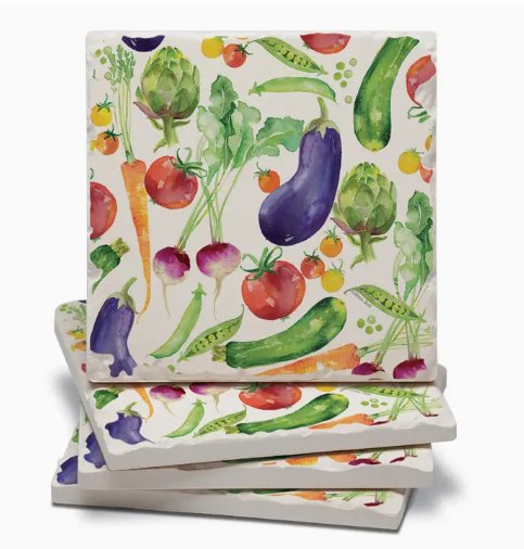 Thirstystone Coaster 4pk - Bluebonnet Fields