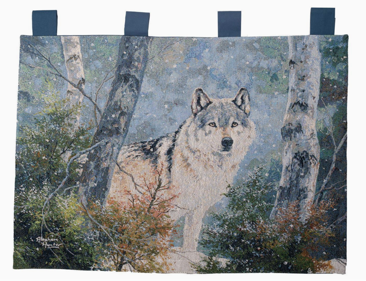 Snowy Silence 36X26 Wall Hanging